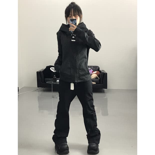 No Id. Poly Detail High Neck Jackets