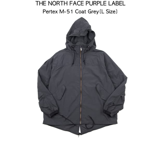 Thenorthface purplelabel 퍼텍스 M-51 코트 그레이