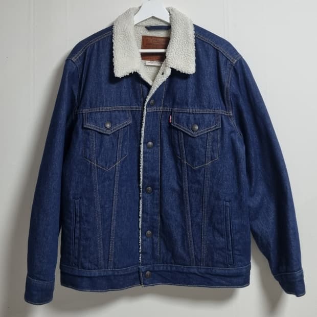 M (95) 리바이스 프리미엄 쉐르파 데님자켓 청자켓