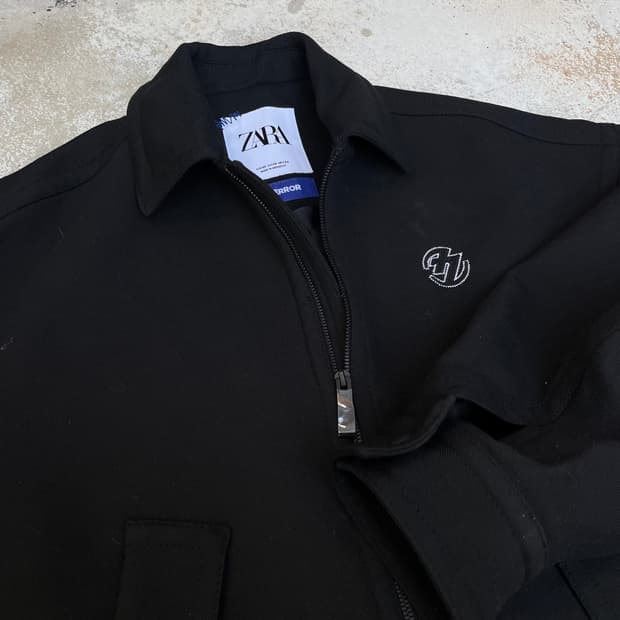 자라 아더에러 양모 블루종 자켓