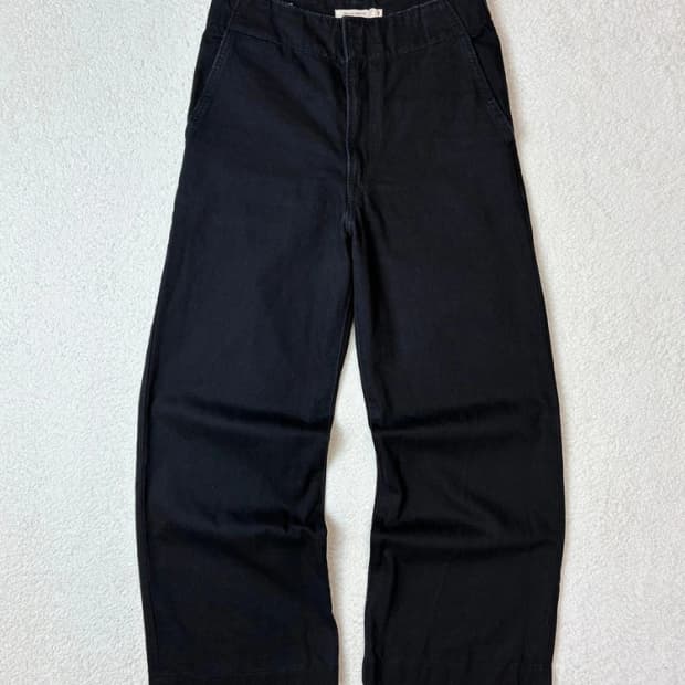 리바이스 립케이지 와이드 블랙 데님 팬츠 PN5978