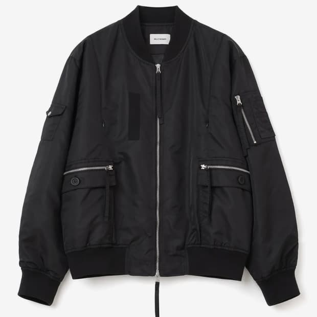 밀로우먼 블렌디드 플라이트 자켓 [블랙]