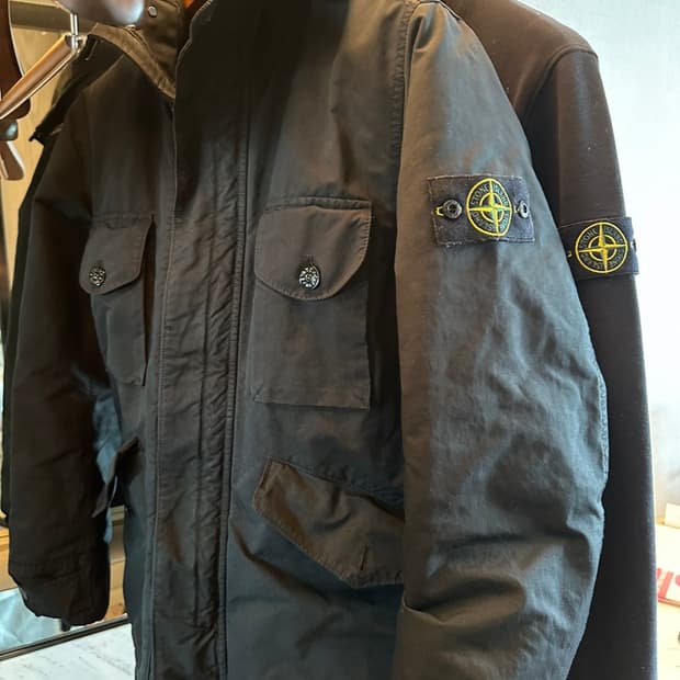 스톤아일랜드 다비드 티씨 블랙 DAVID-tc