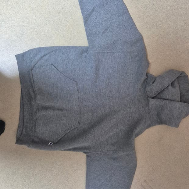 러셀 90s 그레이 후드 made in usa