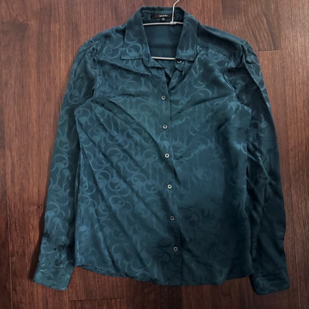 구찌 실크100 홀스빗 블라우스