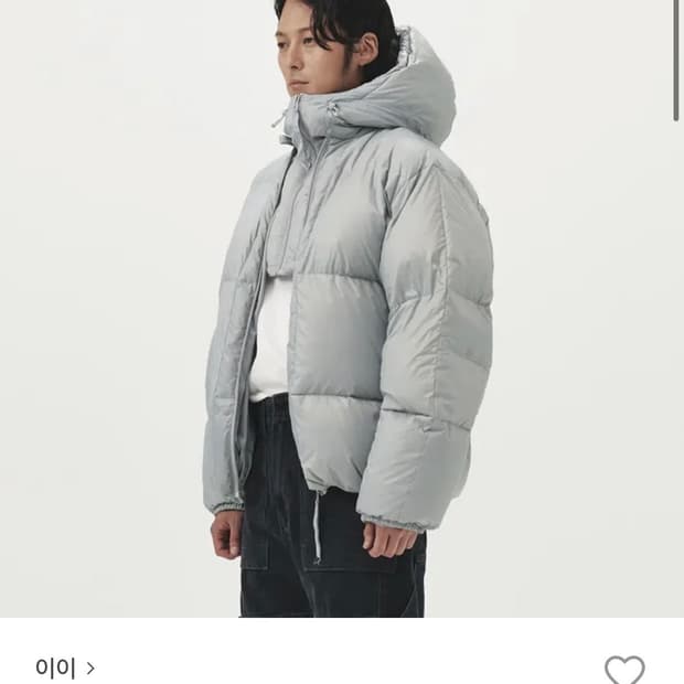 ÉÉ 패딩 그레이