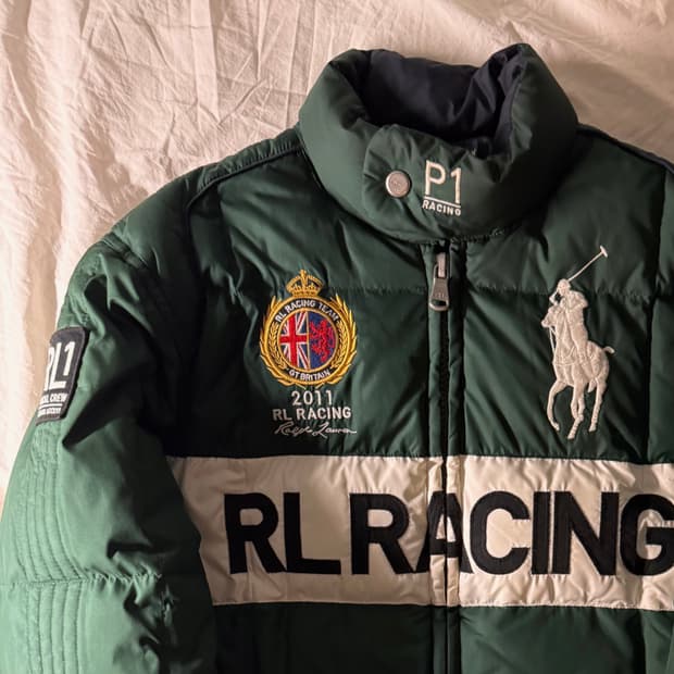 폴로 빅포니 브리튼 레이싱 패딩