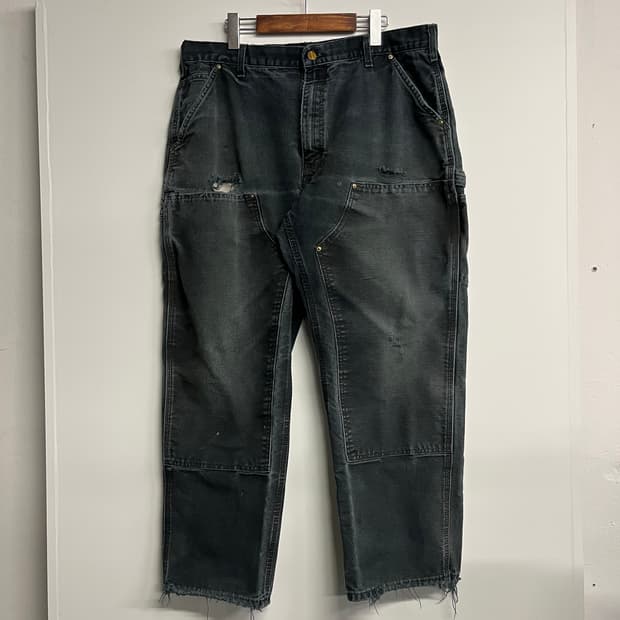 00s 칼하트 더블니 블랙 38x30