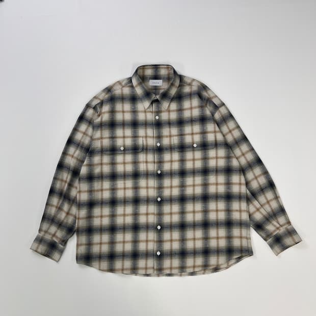 tuin 체크 플란넬 셔츠