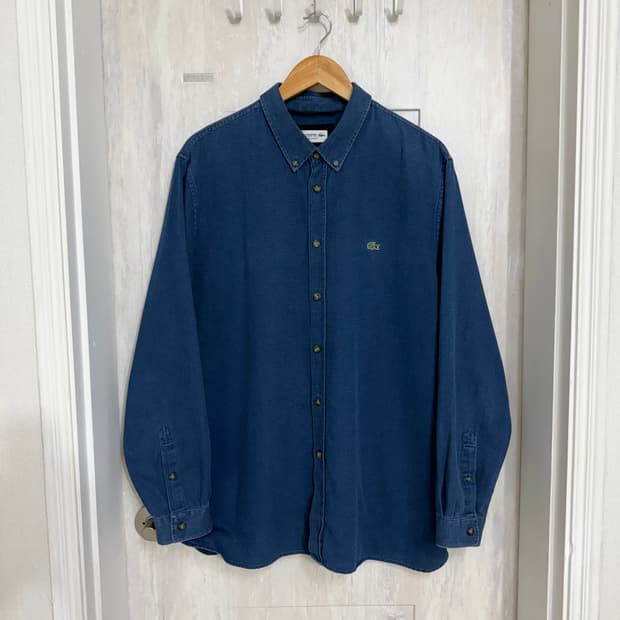 남성 xl 110 / 라코스테 코튼 남방 셔츠
