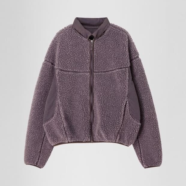 ee 이이 누마레 플리스자켓 브라운 L