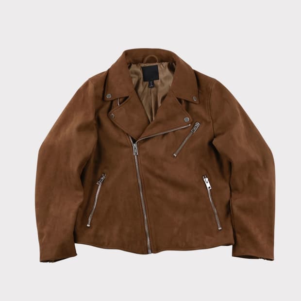 [여성 M] H&M 스웨이드 라이더 자켓