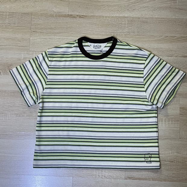 브레인데드 Looped Stripe T-shirt