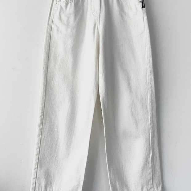 시스템 레터링 밴딩 배기 팬츠