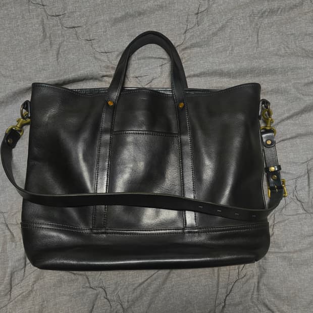 slow&co bono 레더 토트 크로스백