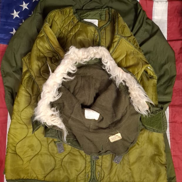 오리지날 미군 M-65 개파카 미듐 풀셋트