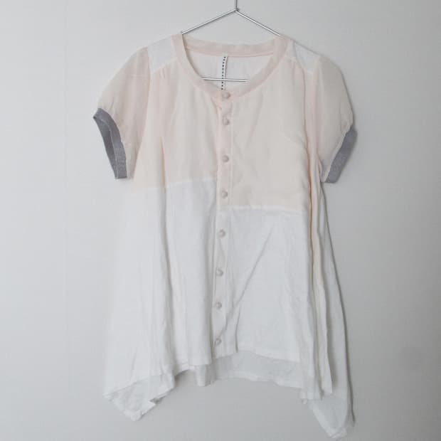 sunao kuwahara patch blouse