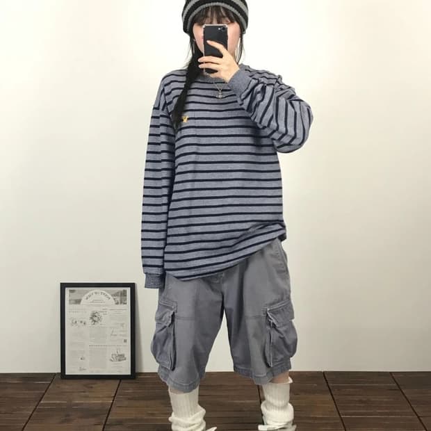 Lyle Scott Stripe Sweatshirt