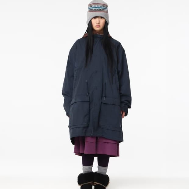 COYSEIO 코이세이오 26FW 야상 워싱 밀리터리 자켓 네이비
