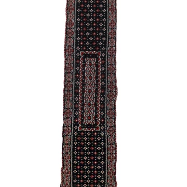 [OS] 캐피탈 컬러풀 빅 펠티드 울 머플러 블랙