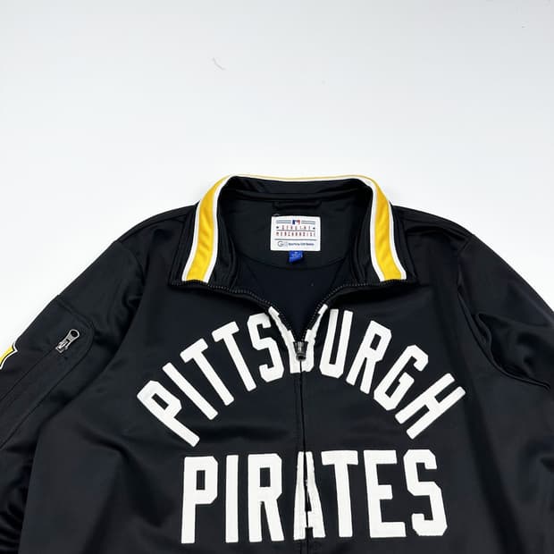 질스포츠 MLB 피츠버그 블랙 트랙탑 져지 (실측 L)
