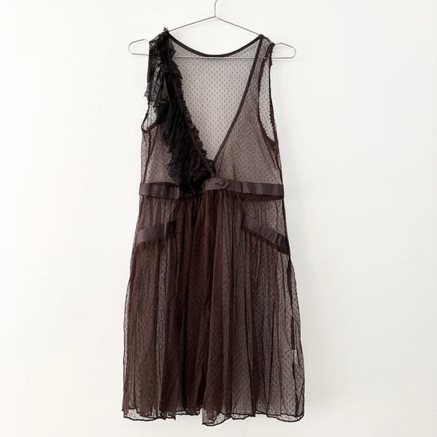 Royal feminine closure sheer vest