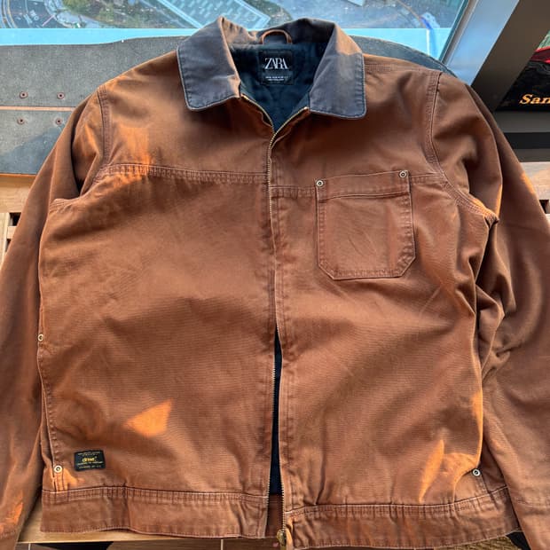 자라 콘트라스트 워크자켓 