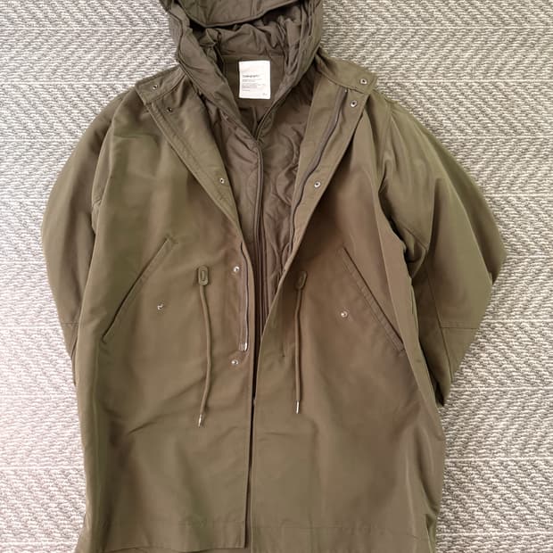 코드그라피 야상 자켓 (내피 포함)