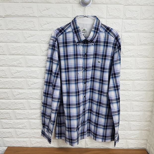 라코스테 체크 남방 남성100 (미착용)