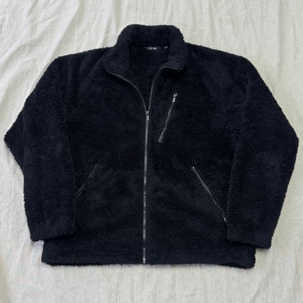 유니클로 니들스 블랙 후리스 L