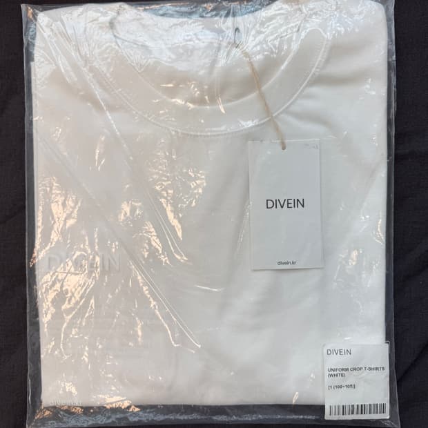 다이브인 크롭 티셔츠 새상품