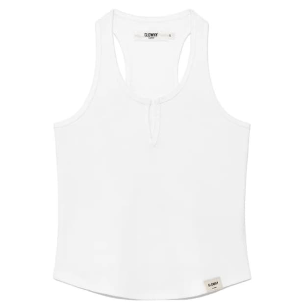 글로니 지 레이스백 탱크 화이트 새상품 / G RACERBACK TANK