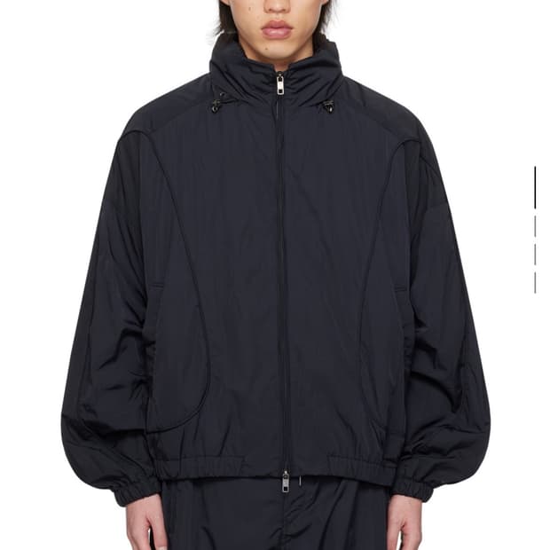 우영미 24ss 트랙 자켓 네이비