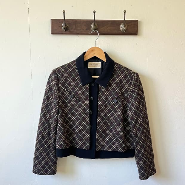 MILOMBRE 트위드 더블 자켓