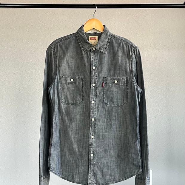 [S]리바이스 Levi's 샴브레이 포켓 워크 셔츠