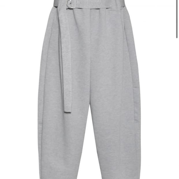 Mjd x koin seoul 벨티드 배기 스웻 팬츠