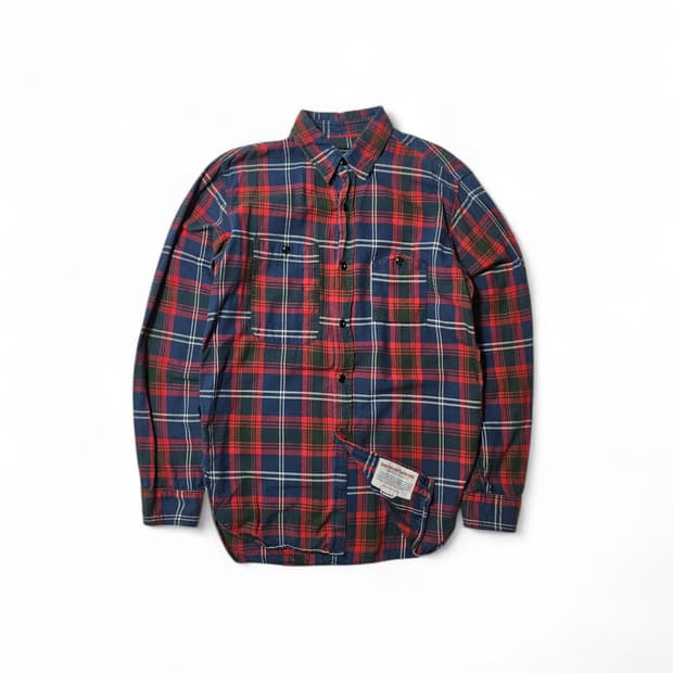 엔지니어드 가먼츠 체크셔츠 워크셔츠 M