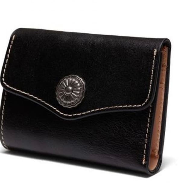 OGARP Concho Cow Leather Wallet Black