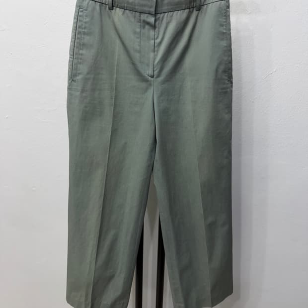  정품) 더캐시미어 한섬 여성 와이드 슬랙스 바지 61(26)