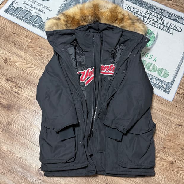 (xs,퍼o) aw17 베트멍 엠브로이드 파카