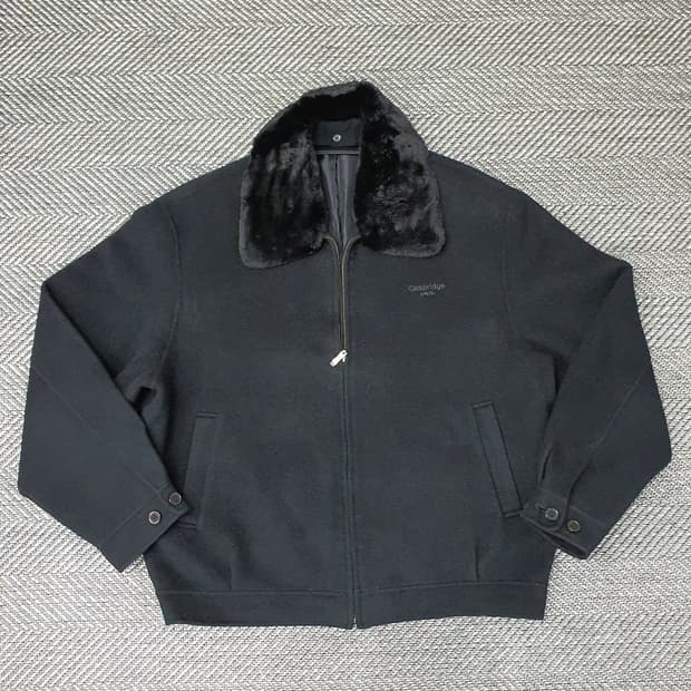 캠브리지 퍼카라 울점퍼 남자105~110