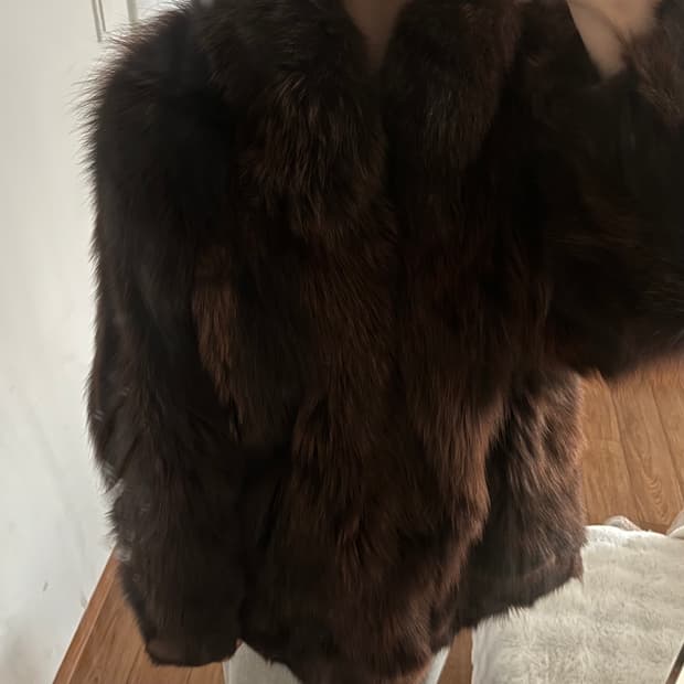 *판매중단예정* 사가폭스 폭스퍼 자켓 브라운