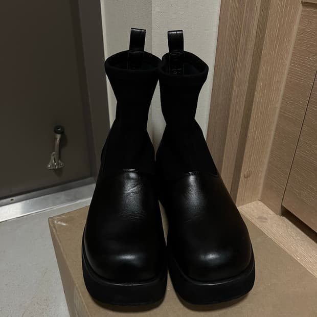 Open yy 라운드 스퀘어 플랫폼 부츠