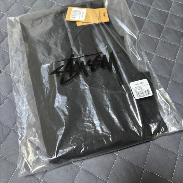 (크림 구매) 스투시 모던 에이지 피그먼트 다이드 티셔츠 블랙