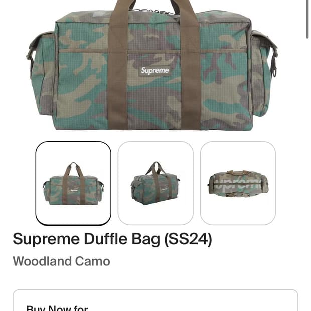 슈프림 24ss duffle bag 더플백+쇼핑백