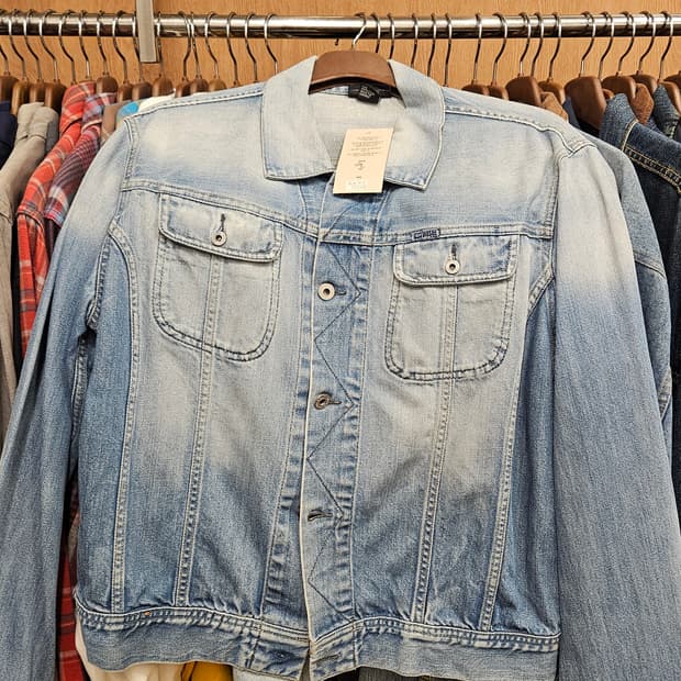 디젤 리 복각 연청 데님 자켓