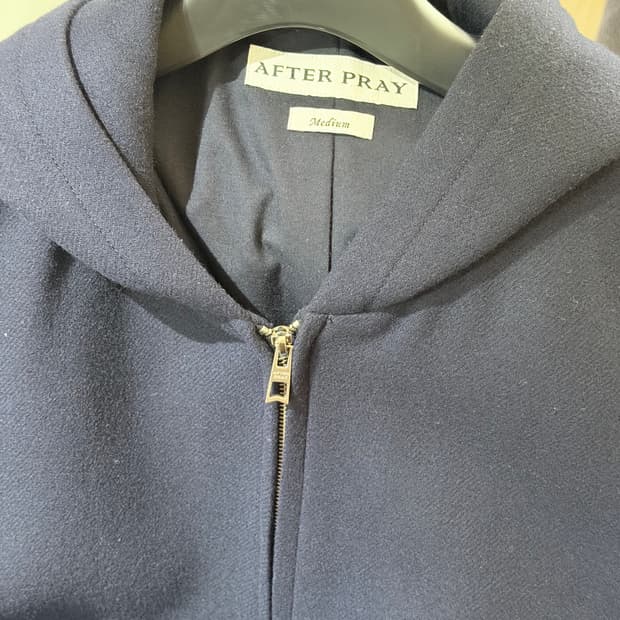 애프터프레이 시몬 후디드 집업 네이비 