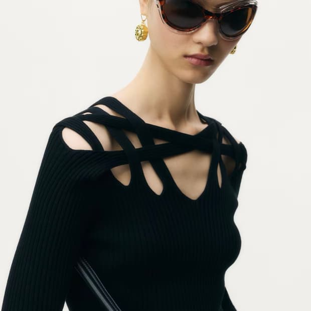 글렌마틴스 h&m 컷아웃 니트 s