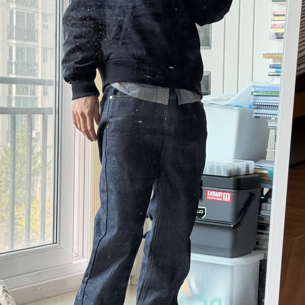 새상품급 DNSR 디엔에스알 플레어 부츠컷 데님팬츠 m