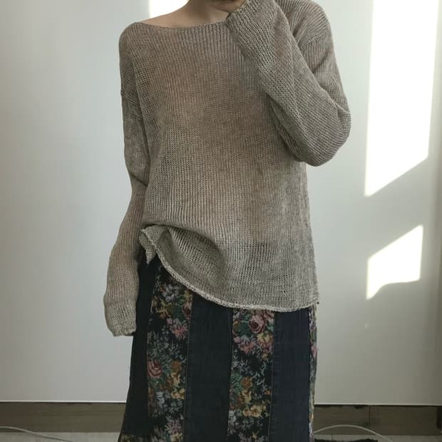 빈티지 썸머 니트